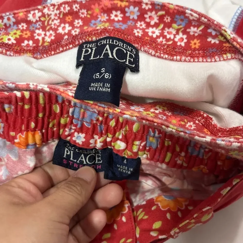 NWT Children's Palace Vintage Outfit Floral Pants Top Retro 90s Girls 4T 5T - Picture 4 of 6